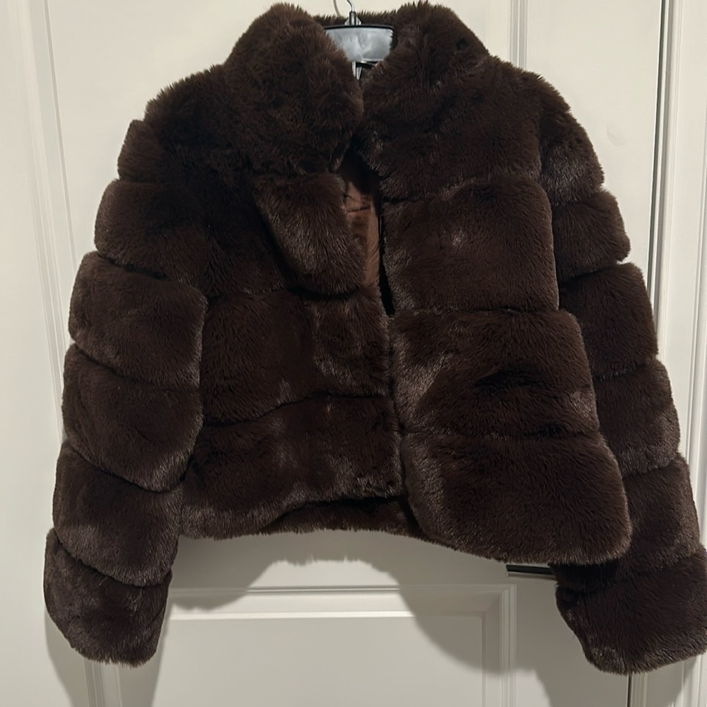 Akira-faux fur jacket